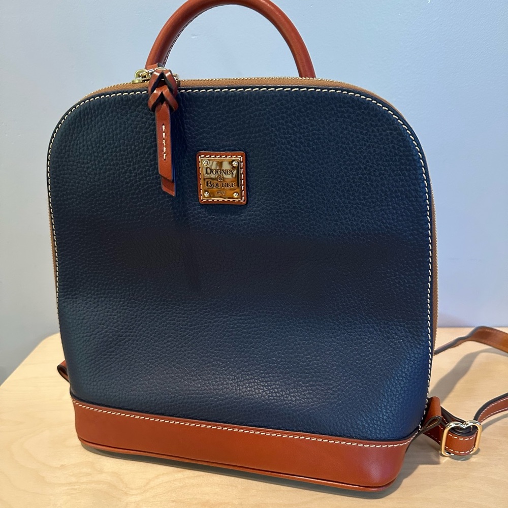 Dooney and Bourke Pod backpack in Navy